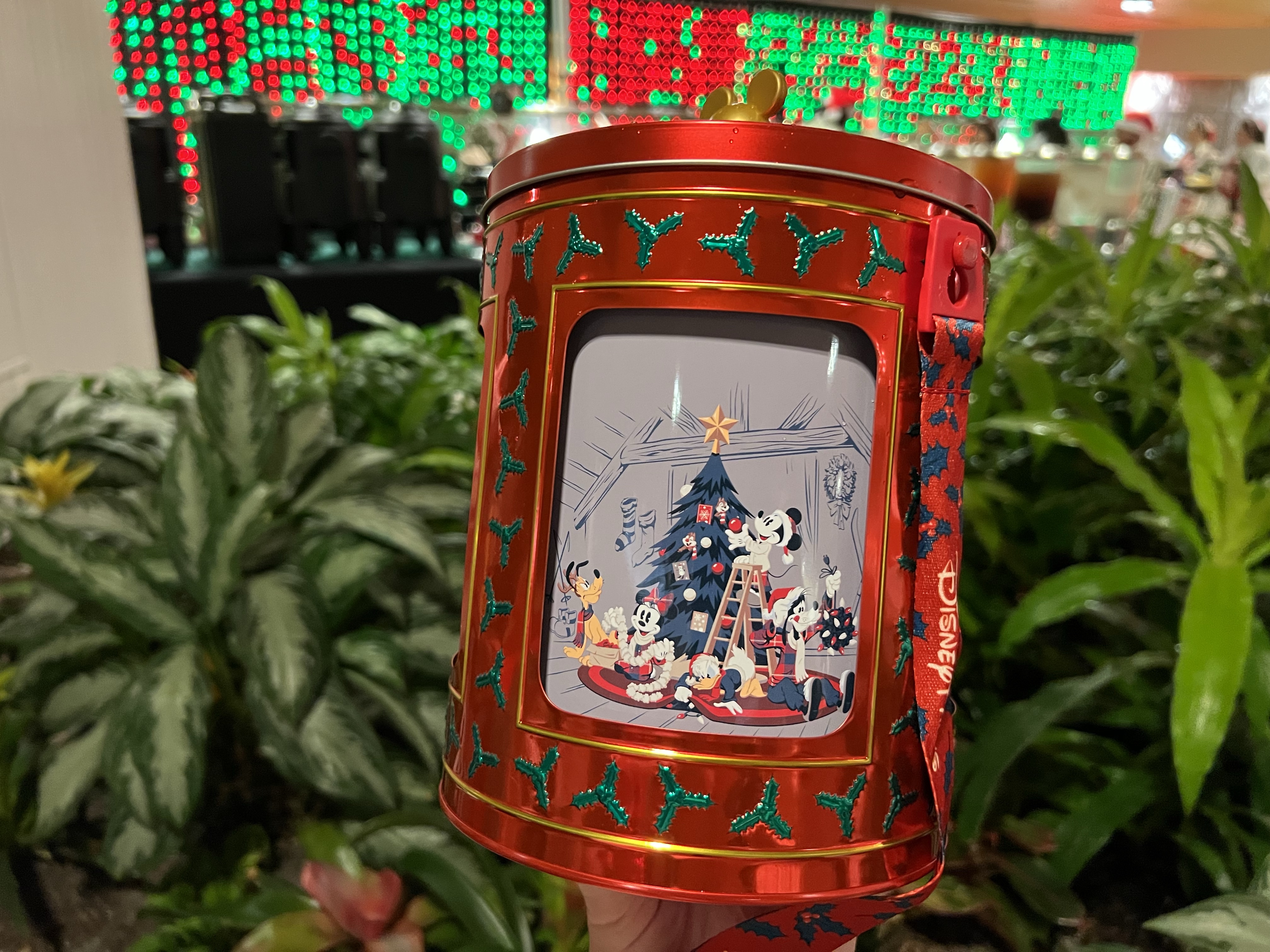 The Musical Holiday Tin Premium Bucket debuts at Mickey’s Very Merry Christmas Party