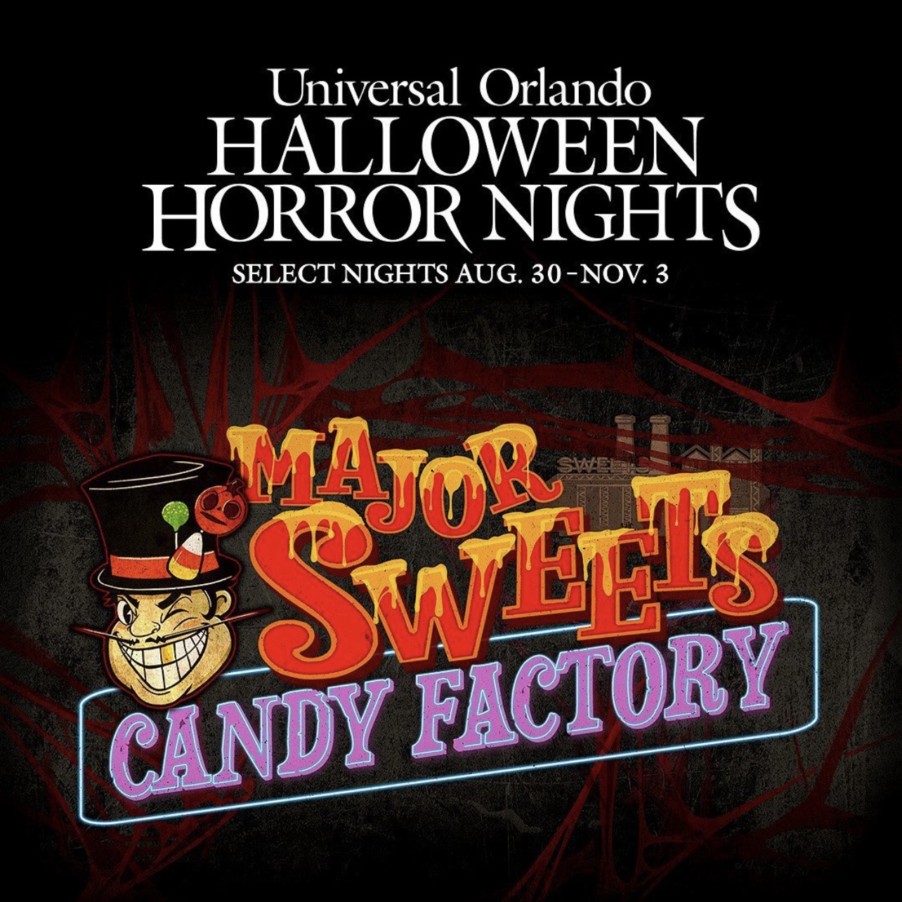 Universal Orlando Announces “Major Sweets Candy Factory” for Halloween Horror Nights