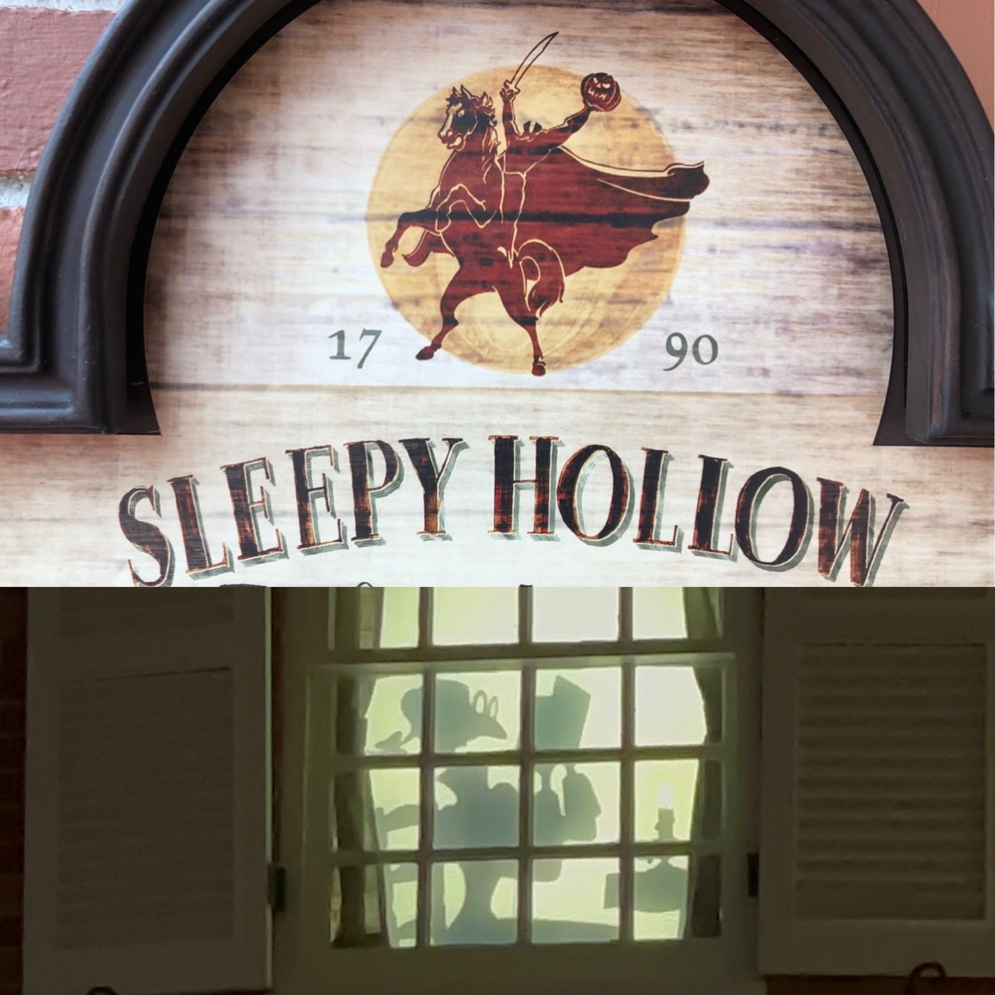 New Ichabod Crane Projection at Liberty Square in Magic Kingdom